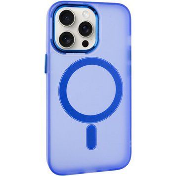 Чехол TPU+PC Lily with MagSafe для Apple iPhone 13 Pro (6.1") Blue 214-03620 фото