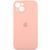 Силиконовый чехол с закрытой камерой для iPhone 14 Grapefruit 666-00803 фото