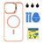 Чохол TPU+PC+Metal Stand Case with MagSafe and Camera Lenses для iPhone 14 Pro Max Pink 214-03666 фото