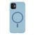 Чехол Glow Silicone Case with Magsafe для iPhone 11 Blue 214-03842 фото