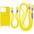 Чехол TPU two straps California для iPhone 13 Pro Yellow 208-05639 фото