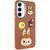 Чохол TPU Leather Toys для Samsung Galaxy A36 5G Labubu / Brown 555-00918 фото