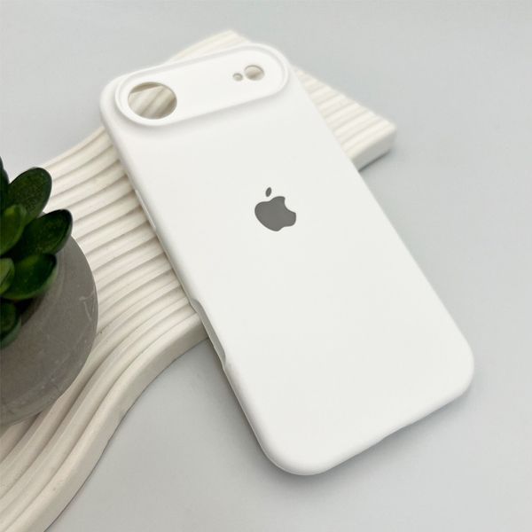 Силіконовий чохол з закритою камерою для iPhone 17 Air White 666-04360 фото