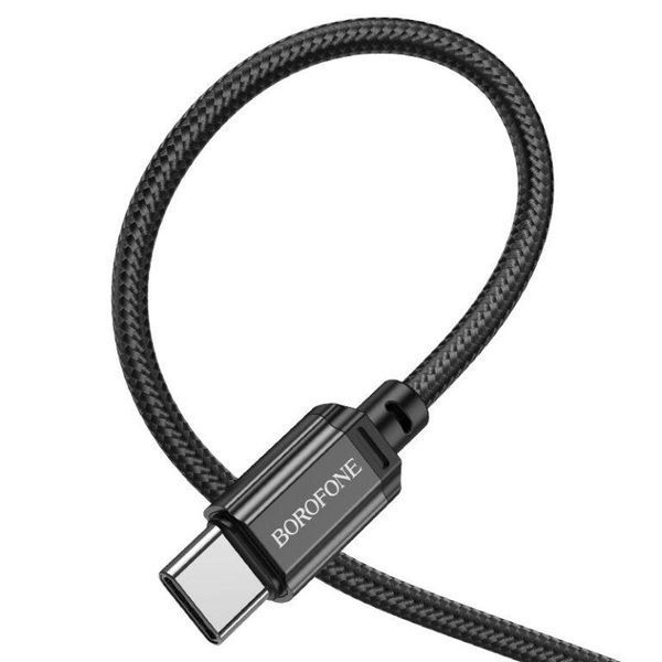 Кабель BOROFONE BX87 Sharp charging data cable for Type-C 1 м Black 6974443389043 фото