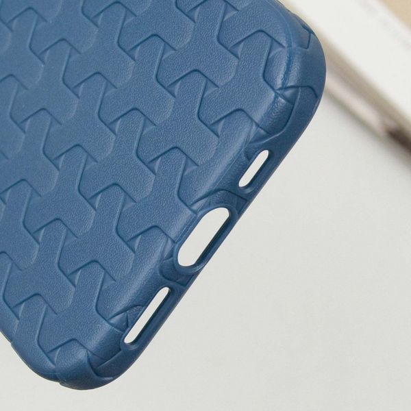 Чехол TPU Weaving для iPhone 16 (6.1") Blue 555-00326 фото
