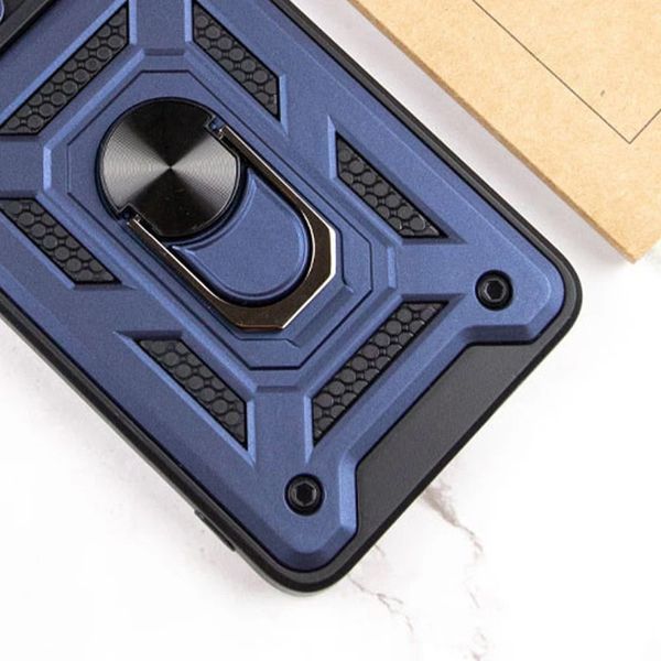 Ударопрочный чехол Camshield Serge Ring для Xiaomi Redmi Note 14 4G (Int. version) Blue 777-04288 фото