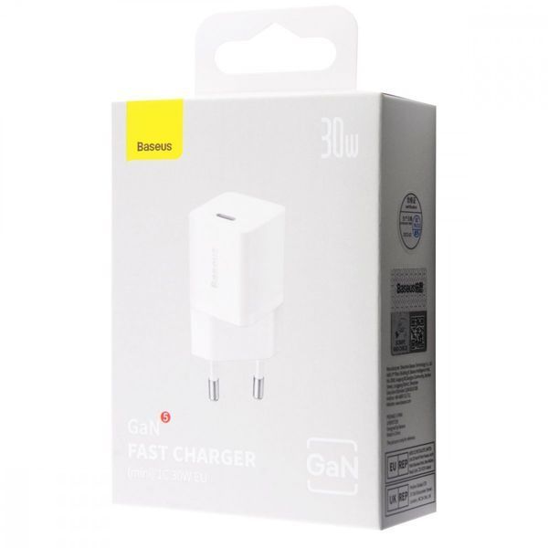 МЗП Baseus GaN5 Mini Fast Charger 20W (Type-C) Blue CCGN050103 фото