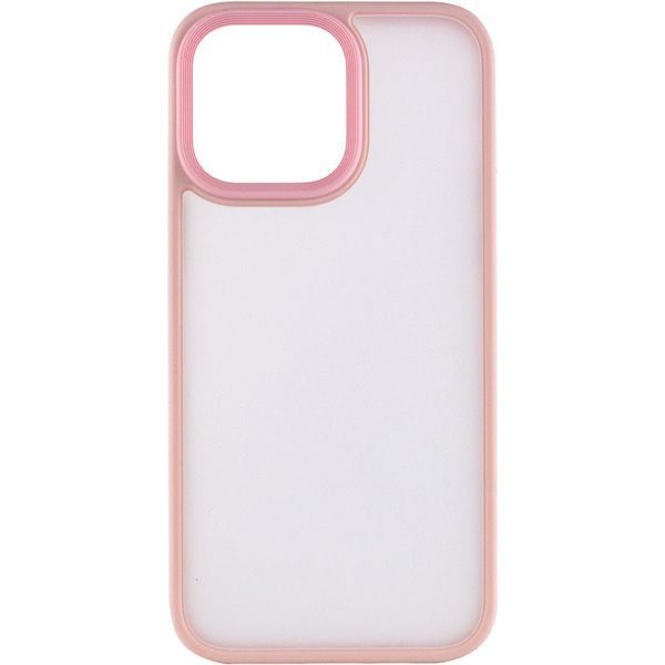 TPU+PC чохол Metal Buttons для Apple iPhone 15 Pro (6.1") Рожевий 777-08268 фото