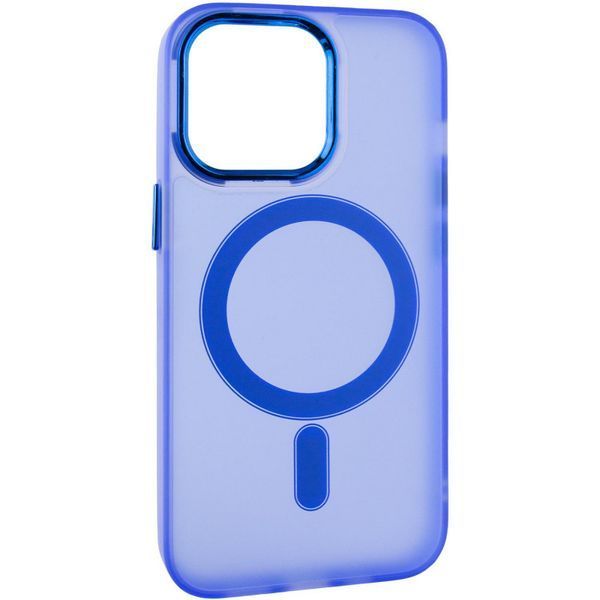 Чехол TPU+PC Lily with MagSafe для Apple iPhone 13 Pro (6.1") Blue 214-03620 фото