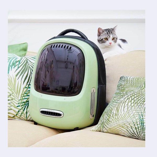 Рюкзак-переноска PETKIT Breezy2 Smart Cat Carrier green (P7701-G) 656-01124 фото