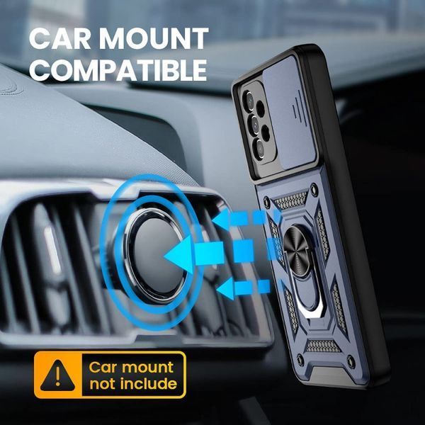 Ударопрочный чехол Camshield Serge Ring для Samsung Galaxy A33 5G Blue 777-04594 фото