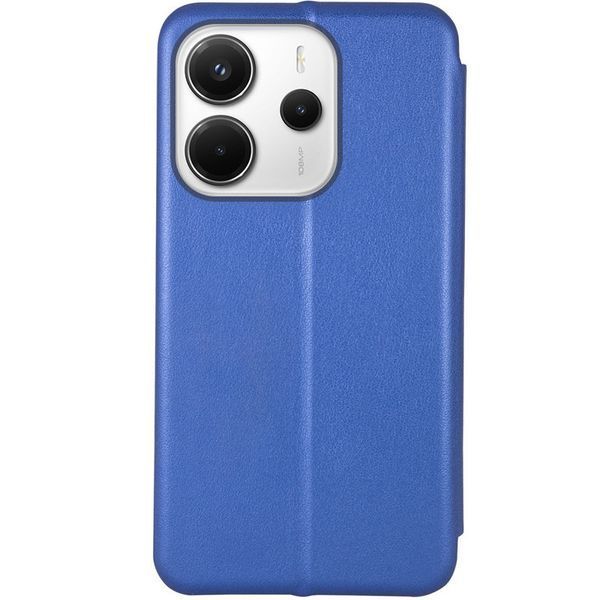Кожаный чехол-книжка Classy для Xiaomi Redmi Note 14 4G (Europe version) Blue 777-05276 фото