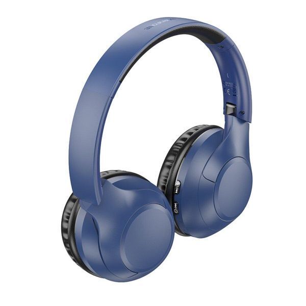 Беспроводные наушники BOROFONE BO23 Glamour BT headset Blue 656-01587 фото