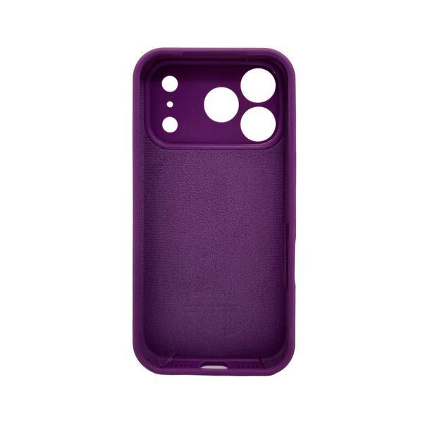 Силиконовый чехол с закрытой камерой для iPhone 17 Pro Max / 18 Pro Max (6.9") Purple 666-04310 фото
