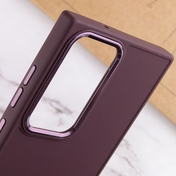 Чохол TPU Bonbon Metal Style для Samsung Galaxy S23 Ultra Plum 555-02810 фото