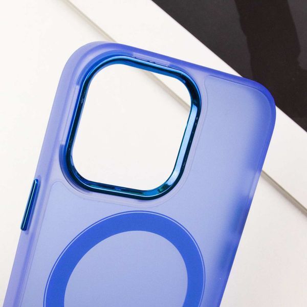 Чехол TPU+PC Lily with MagSafe для Apple iPhone 13 Pro (6.1") Blue 214-03620 фото