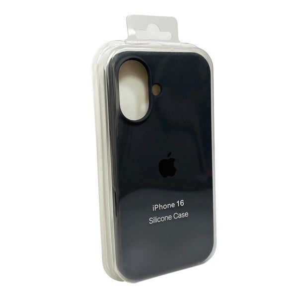 Силіконовий чохол для iPhone 16 Dark Grey 666-01165 фото