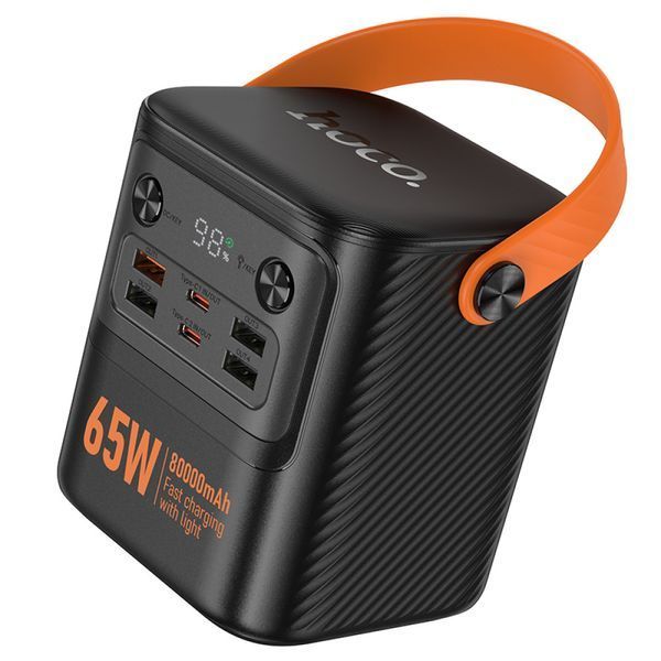 Power Bank Hoco J152 Pro Tough 80000mAh PD65W Black 216-00160 фото