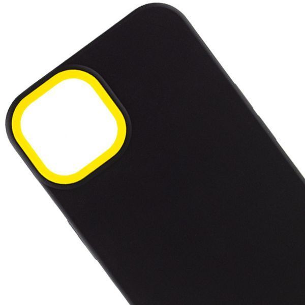 Чехол TPU+PC Bichromatic для Apple iPhone 12 Pro Max (6.7") Black / Yellow 555-03942 фото
