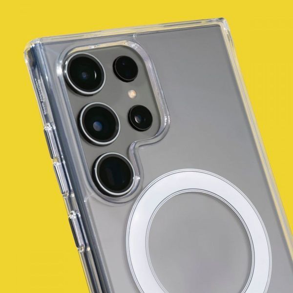 Чехол WAVE Сlear Case (PC+TPU) with Magnetic Ring для Samsung Galaxy S22 Ultra Сlear 656-05620 фото