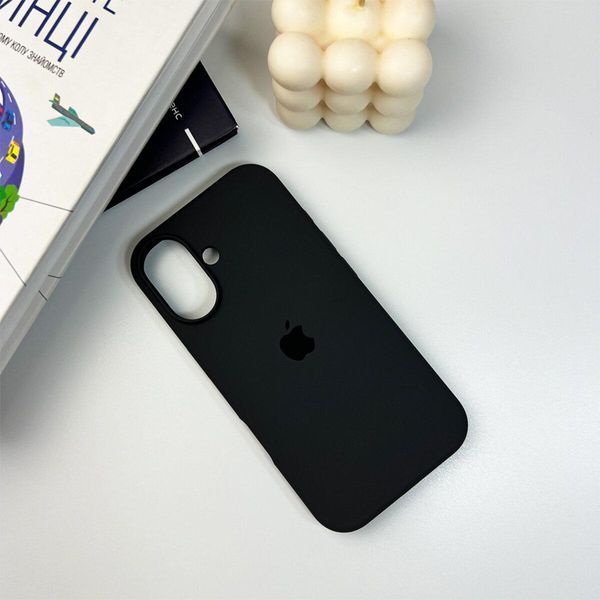 Силіконовий чохол для iPhone 16 Dark Grey 666-01165 фото
