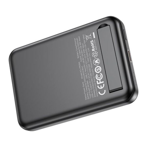 Power Bank XO PR264 Magnetic 15W wireless charging+PD20W with a holder 10000mAh Чорний 656-03311 фото