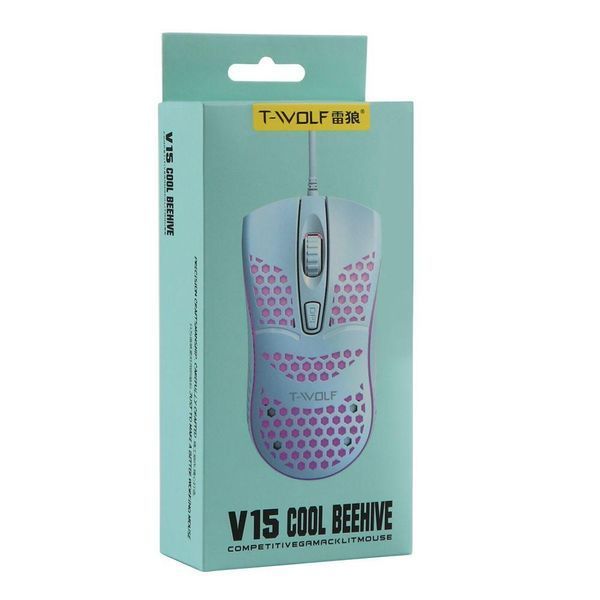 USB Мышь TWolf V15 Голубой 656-02708 фото