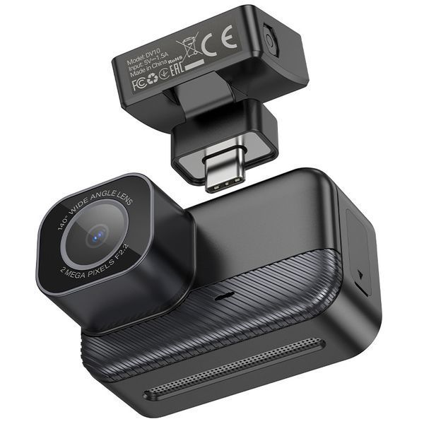 Відеореєстратор HOCO DV10 mini screen dashcam Black 6942007638630 фото