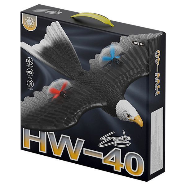 Літак-птица на радіокеруванні SCHE HW40 Eagle Black 656-03527 фото
