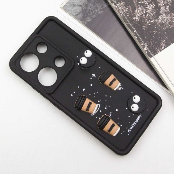 Чохол TPU Toys Case для Xiaomi Redmi Note 13 4G Black/Always Happy 777-03876 фото