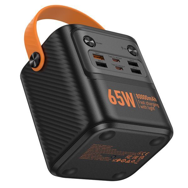 Power Bank Hoco J152 Pro Tough 80000mAh PD65W Black 216-00160 фото