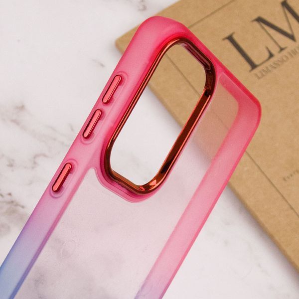 Чохол TPU+PC Fresh sip series для Samsung Galaxy A55 Рожевий / Синій 777-06592 фото