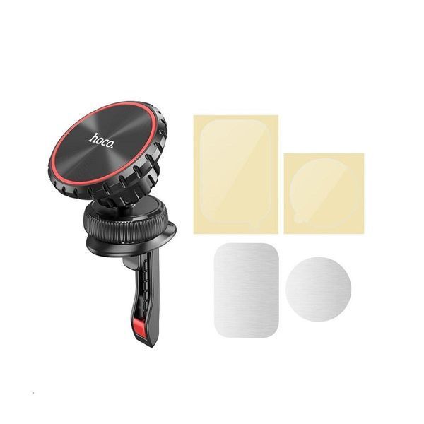 Тримач для мобільного HOCO CA97 City air outlet magnetic car holder Black 656-00487 фото