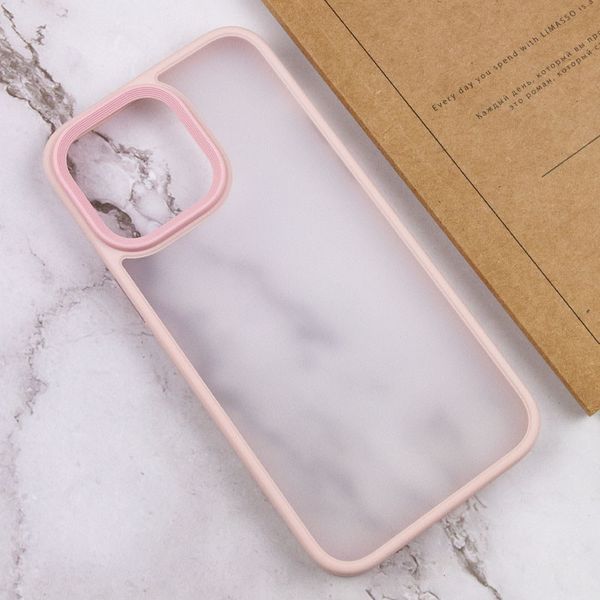 TPU+PC чохол Metal Buttons для Apple iPhone 15 Pro (6.1") Рожевий 777-08268 фото
