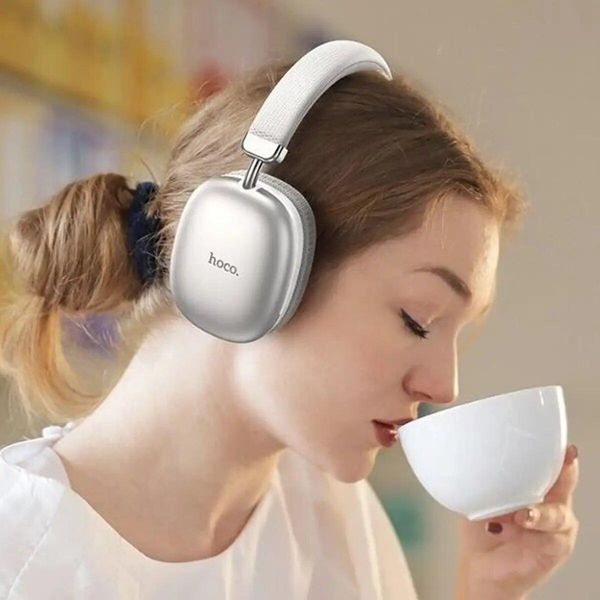 Беспроводные накладные наушники HOCO W35 wireless headphones Silver 656-03805 фото