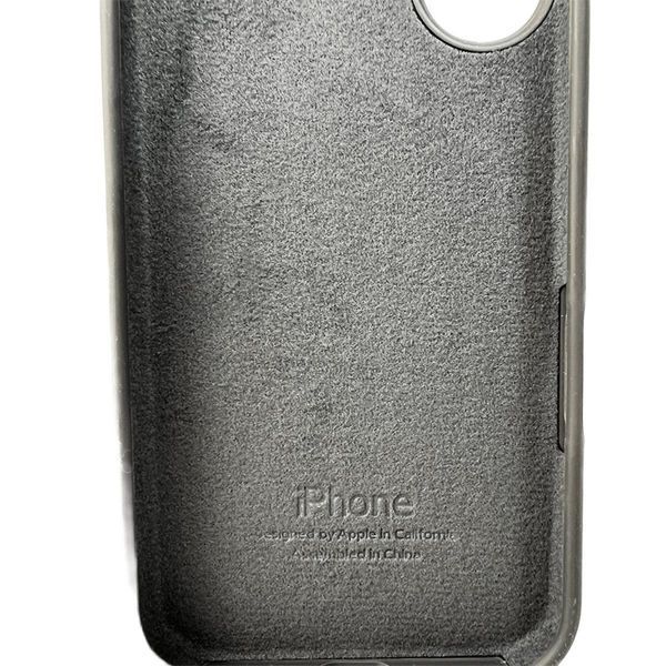 Силіконовий чохол для iPhone 16 Dark Grey 666-01165 фото