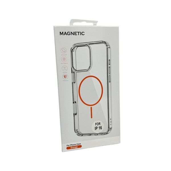 Чохол Acrylic Thin Magnetic для Apple iPhone 17 Orange 666-03711 фото