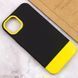 Чехол TPU+PC Bichromatic для Apple iPhone 12 Pro Max (6.7") Black / Yellow 555-03942 фото 4