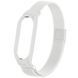 Ремінець Milanese Loop Design для Xiaomi Mi Band 7 white 212-01624 фото 1