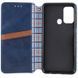 Шкіряний чохол-книжка GETMAN Cubic для ZTE Blade A52 Синій 555-01811 фото 3
