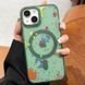 Чехол TPU+PC Flush with MagSafe для iPhone 14 (6.1") Dark green 555-00376 фото 2
