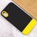 Чехол TPU+PC Bichromatic для Apple iPhone X / XS (5.8") Black / Yellow 555-03892 фото 4