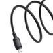 Дата кабель Baseus Silky Series OS Fast Charging USB to Lightning 2.4A (2m) (P1037770) Cluster Black ILSO-00000076495-1 фото 2
