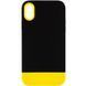 Чехол TPU+PC Bichromatic для Apple iPhone X / XS (5.8") Black / Yellow 555-03892 фото 1