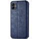 Шкіряний чохол-книжка GETMAN Cubic для Samsung Galaxy A06 Синій 555-01661 фото 2