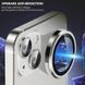 Захисне скло Metal Classic на камеру для Apple iPhone 15 (6.1") / 15 Plus (6.7") Silver 204-00433 фото 4