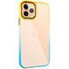 Чохол TPU+PC Fresh sip series для Apple iPhone 11 Pro Max (6.5") Бірюзовий / Помаранчевий 777-06692 фото 1