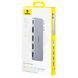 USB-хаб Baseus UltraJoy Series 5-Port HUB Space Grey (USB-C*2 to USB-C 40Gbps*1+HDMI 4K@30Hz*1+USB3.0*3） B00052801811-04 фото 2