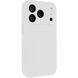 Силиконовый чехол Silk Full Camera Protective для Apple iPhone 17 Pro (6.3") White 777-09923 фото