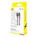 Кабель Baseus Dura Series Fast Charging Cable USB to iP 2.4A 1m Red+Black P10377801U01-01 фото 2